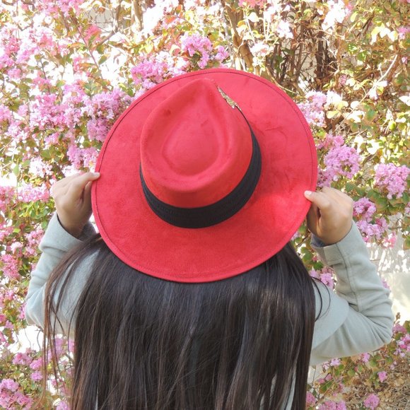 Handmade wide brim hat made in Mexico hand painted - Picture 3 of 16